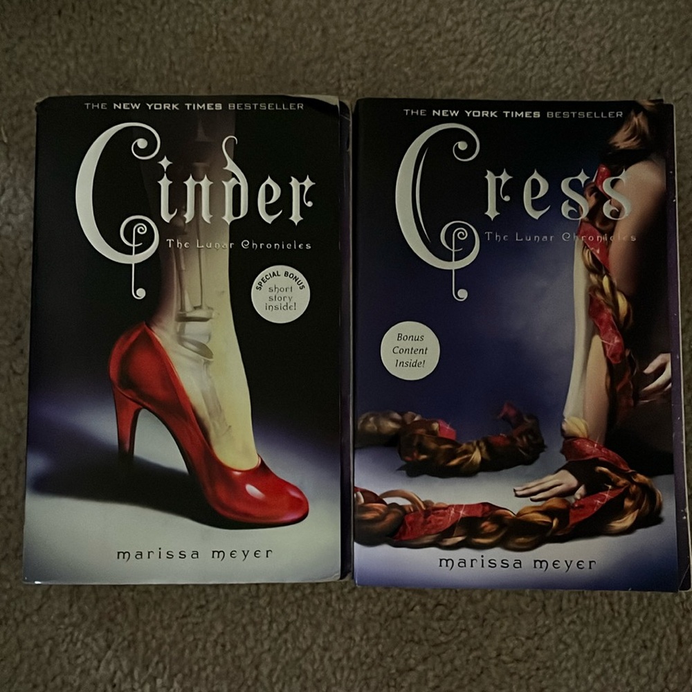 Cress Cinder The Lunar Chronicles by Marissa Meyer Books Young Adult Fiction